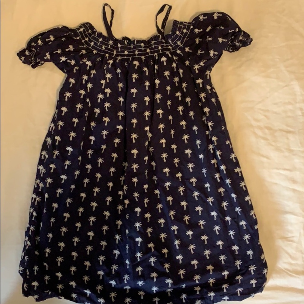 Gymboree Navy Palm print dress/tunic size 10